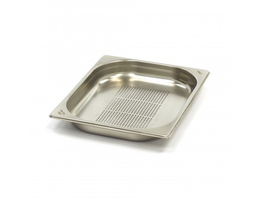 Gastronorm Container - 1/2 GN - 4cm Deep - Stainless Steel - Perforated