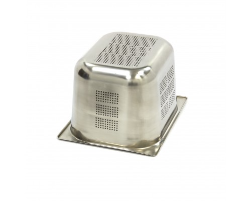 Gastronorm Container - 1/2 GN - 20cm Deep - Stainless Steel - Perforated