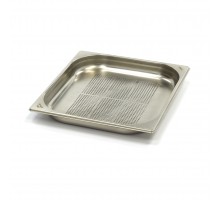 Gastronorm Container - 2/3 GN - 4cm Deep - Stainless Steel - Perforated