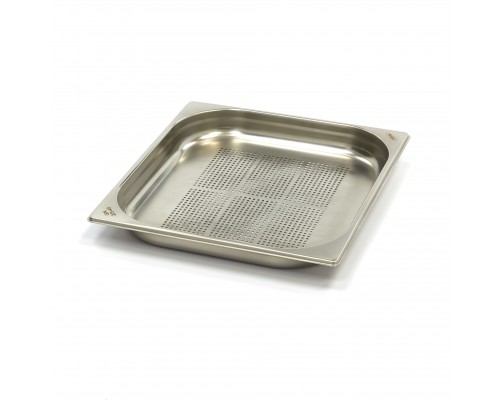 Gastronorm Container - 2/3 GN - 4cm Deep - Stainless Steel - Perforated