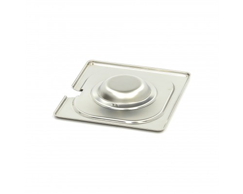 Gastronorm Lid - 1/6 GN - Stainless Steel - with Recess