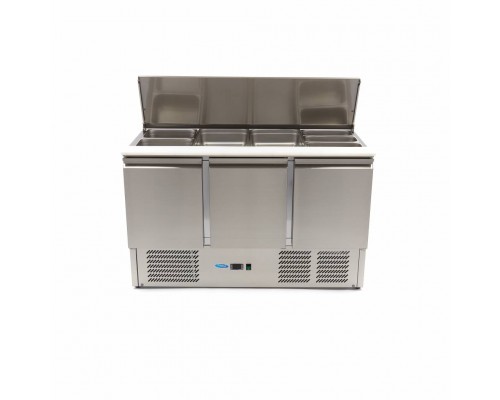 Saladette - 400L - 137cm - 3 Doors - incl Cutting Board