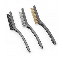 Set of 3 cleaning brushes slim double, Neumärker, 05-90074