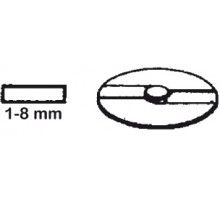 Adjustable cutting disk x 1-8 (1-8 mm), Neumärker, 06-50756-00