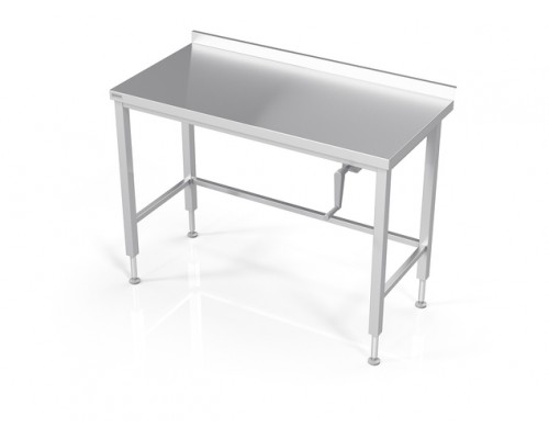 Manual height adjustable table with open frame, Novameta, DML-QRV-140/60/90