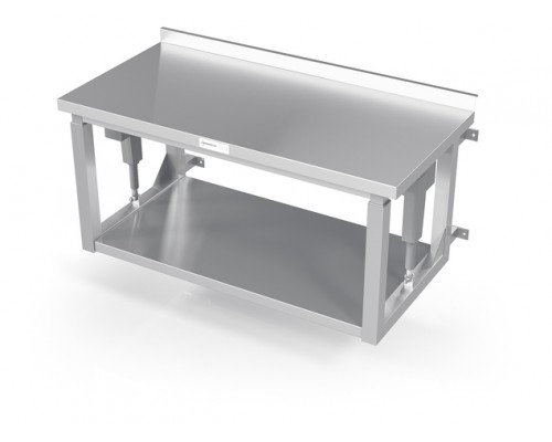 Wall mounted electric height adjustable table with reinforced shelf, Novameta, Z-DML-XLV-280/65/76