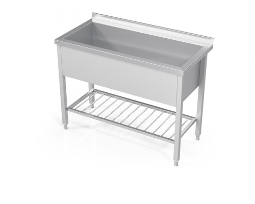 Pot sink with grid shelf, Novameta, DV1-PSA-170/60/90