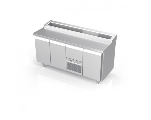 3½ section saladette counter, Novameta, FS0-E332-172/70/90