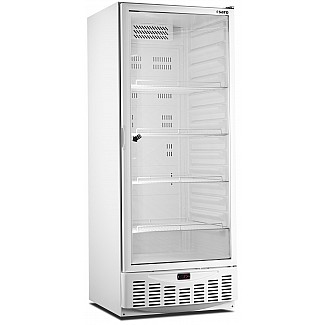 SARO Kühlschrank mit Glastür - weiß, 
Modell MM5 PV