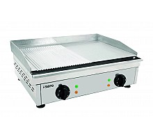 SARO Electrische grillplaat (gegroefd+glad) model FRY TOP GM 610 M