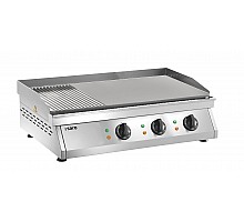 SARO Electrische grillplaat (gegroefd+glad) model FRY TOP GH 760 R