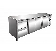 SARO Cooling table with 3 doors and 1x 2 drawer set, model KYLJA 4110 TN