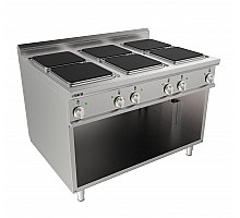 SARO Electric stove open substructure 6 plates LQ model LQ / CQE6BA