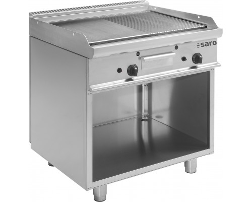 SARO Gasgrillplaat met open onderstel modell E7/KTG2BAM