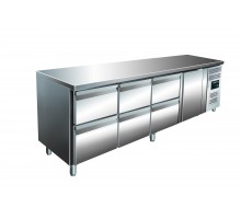 SARO Cooling table with 1 door + 3x 2 drawer set, model KYLJA 4160 TN