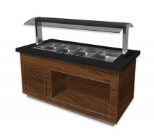 SARO Salatbar model PREMIUM LINE- SB-K 170 walnut