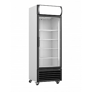 SARO Kühlschrank mit Glastür + Werbetafel, 
Modell GTK 370