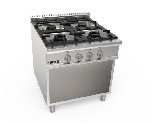 SARO Gasfornuis open onderbouw 4 pits LQ <br> - model LQ / CUG4BA