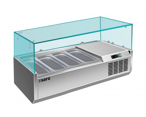 SARO Refrigerated Table Top Display - 1/3 GN model VRX 1200/380