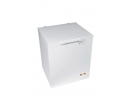 SARO commercial chest freezer with insulated hinged lid, model EL 22