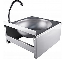 SARO Hand washbasin with knee control, model Justin