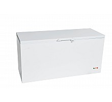 SARO commercial chest freezer with insulated hinged lid, model EL 61