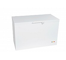 SARO commercial chest freezer with insulated hinged lid, model EL 45