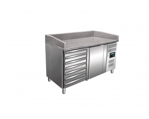 SARO Pizza preparation table with drawers model MARGA PZ 1610 TN