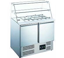 SARO Saladette met glas opbouw model ES 900 G