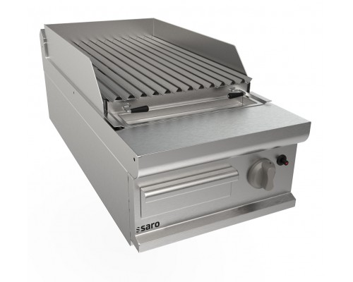SARO Lavasteingrill 400 mm
Tischmodell LQ / BS1BB SARO Gas lava akmeņu grila galda virsma modelis LQ / BS1BB
