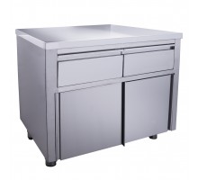 SARO Sliding door cabinet - 2 drawers 1000X700mm