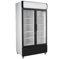 SARO Refrigerator with 2 glass doors and canopy model GTK 580