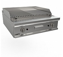 SARO Gas lava stone grill table top model LQ / BS2BB