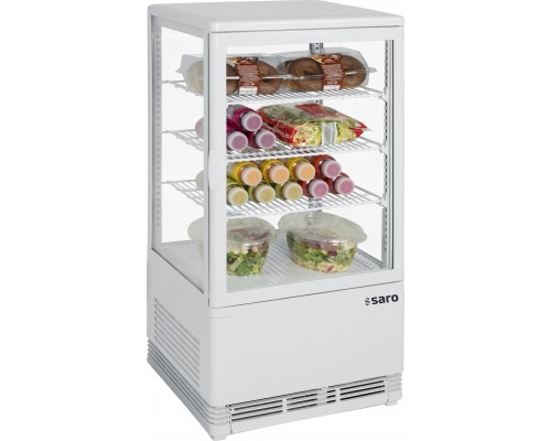 SARO Mini-koelvitrine 70 liter model SC 70 wit