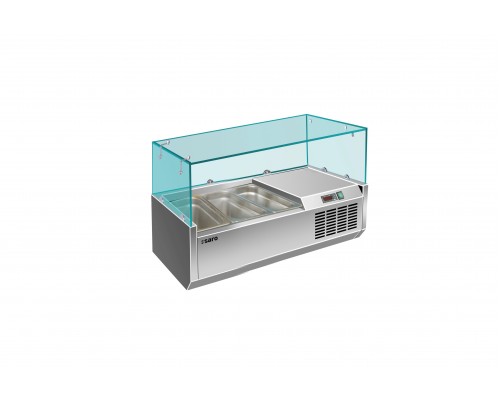 SARO Refrigerated Table Top Display - 1/3 GN model VRX 955/380