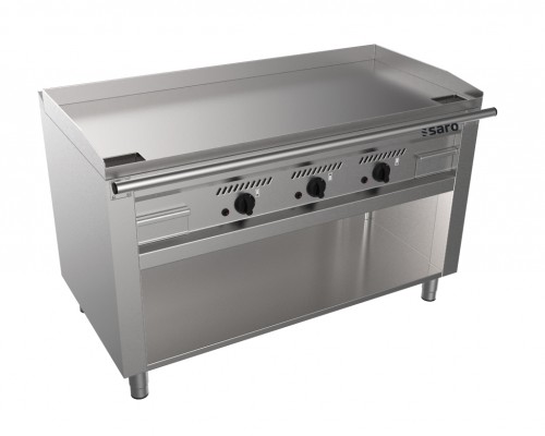 SARO Gas Teppanyaki Grill ar atvērtu stendu modeli TED3/140 G