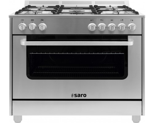 SARO Multifunctioneel  gasfornuis met electrische oven model TS95C61LX