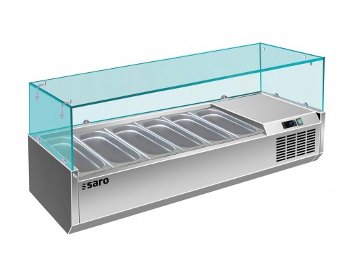 SARO Refrigerated Table Top Display - 1/3 GN model VRX 1500/380