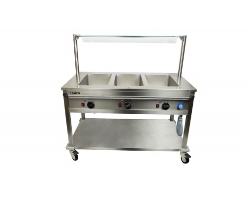 SARO Bain Marie trolley model BTS-3