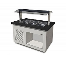 SARO Heißes Buffet  
Modell Premium Line SB-H130 weiss