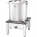 High stockpot d 280 mm, 15, 4 l, with lid, Stalgast, 011285