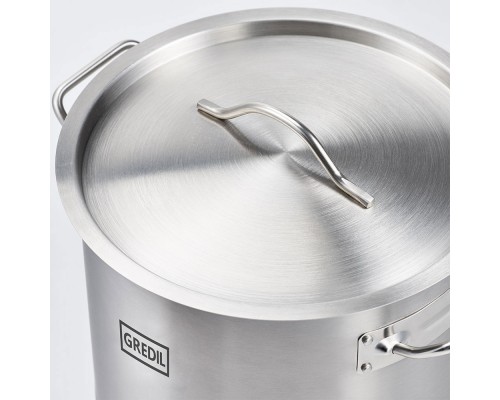 High stockpot d 320 mm, 20, 9 l, with lid, Stalgast, 011325