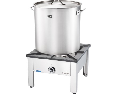 High stockpot d 320 mm, 25, 7 l, with lid, Stalgast, 011345