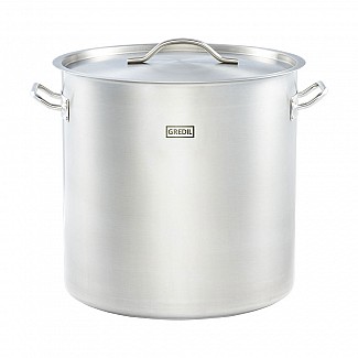 high stockpot d 400 mm, 50, 3 l, with lid