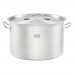 Medium stockpot d 450 mm, 57, 3 l, with lid, Stalgast, 012455