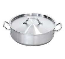 Satin casserole pot with lid size 36x11 cm 11, 2 l, Stalgast, 016362