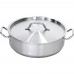 Satin casserole pot with lid size 36x11 cm 11, 2 l, Stalgast, 016362