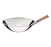 Wok pan, polished steel, ø 400 mm, Stalgast, 037401