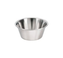 Kitchen bowl, steel, satin finish, ø 200 mm, v 2 l, Stalgast, 081201