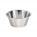 Kitchen bowl, steel, satin finish, ø 240 mm, v 3.5 l, Stalgast, 081241